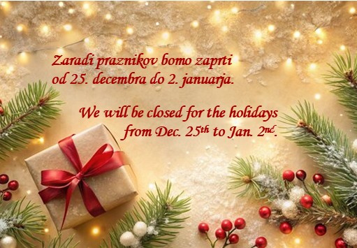 Holiday closure